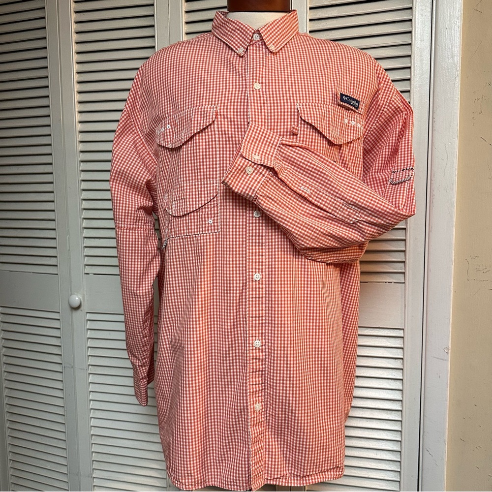 COLUMBIA PFG Size XL SUPER BONEHEAD Long Sleeve